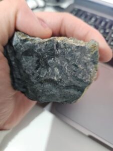 A piece of oxidised Antimony Ore sourced from Slovakia